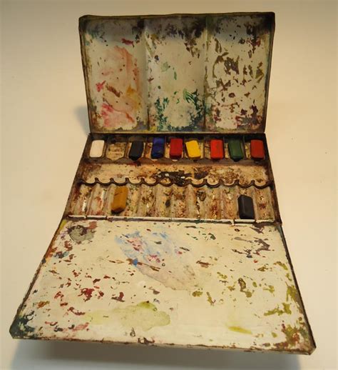 Metal Watercolor Box for sale 